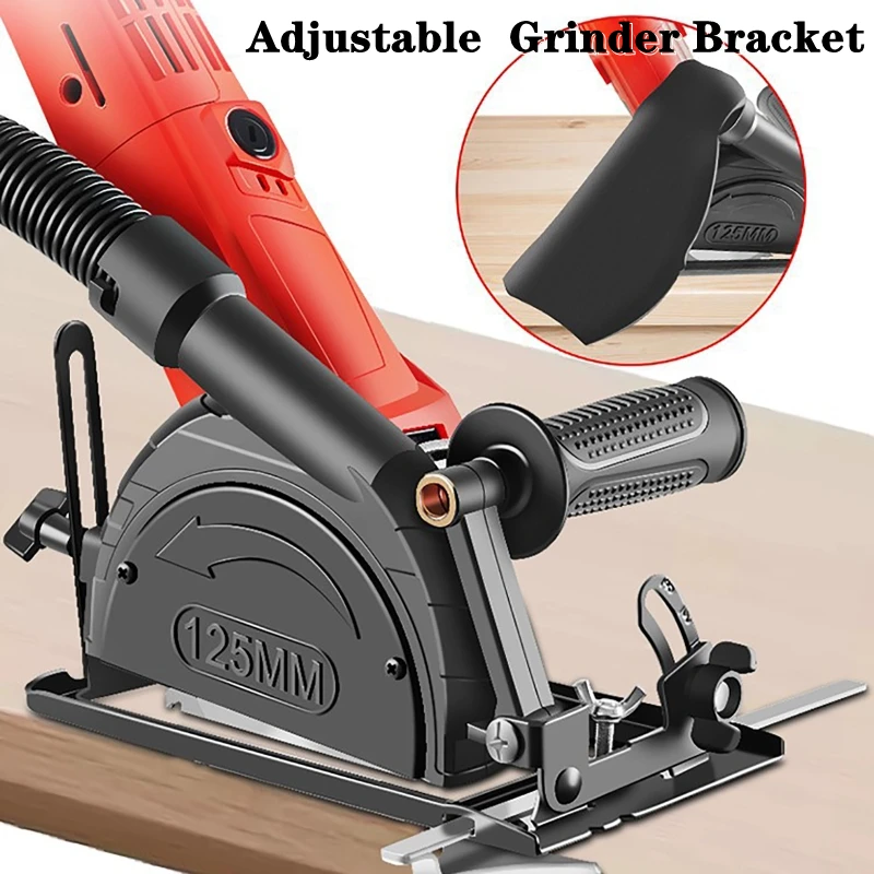 Adjustable Modified Chainsaw Bracket Base 100-125mm Angle Grinder Convert To Cutting Machine Woodworking Table Saw Helper Tools