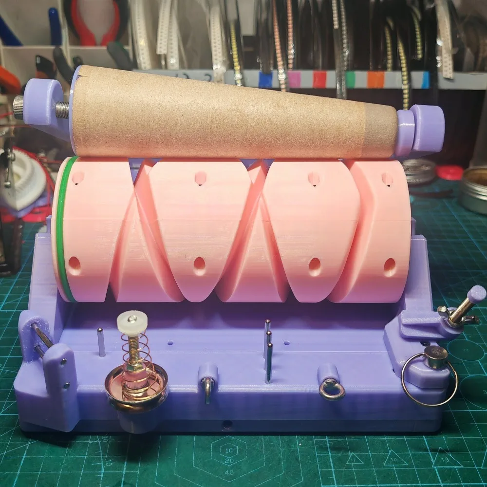 Electric Yarn Winder With Automatic Yarn Guide & Yarn Plying Function Adjustable Speed Wool Thread Spooling Machine For Knitting