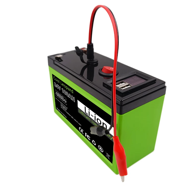 24V 100Ah akumulator 18650 akumulator litowo-jonowy, do lampy LED pojazd elektryczny akumulator litowo-jonowy do przechowywania energii słonecznej + ładowarka 25.2V 2A