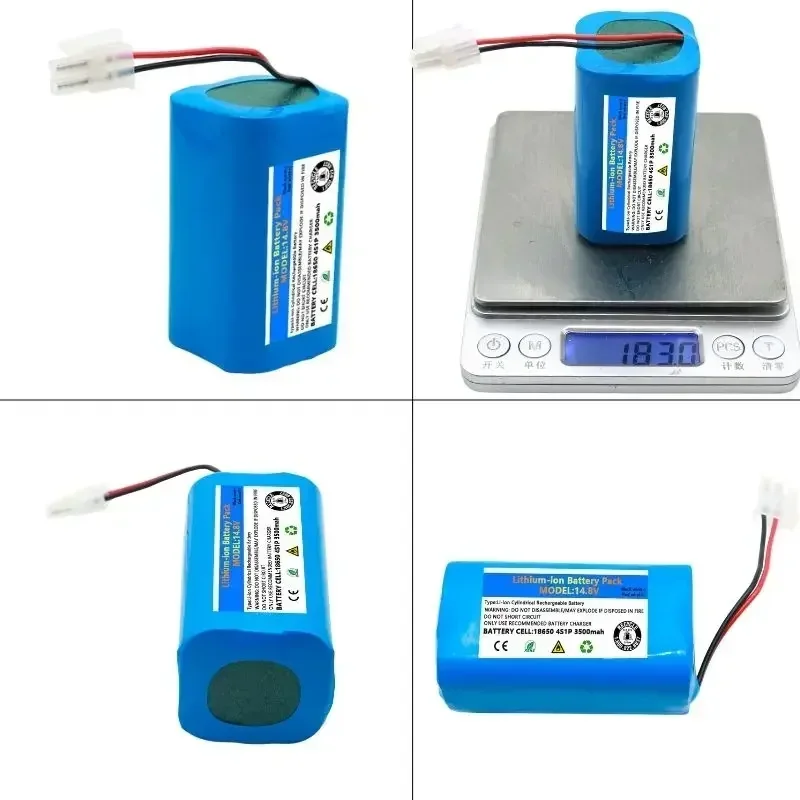 2600mAh 14.8V for Liectroux C30B E30B for Proscenic 800T 830P 820P 820T 820S Vacuum Cleaner Li-ion 14.8V bateria recargable