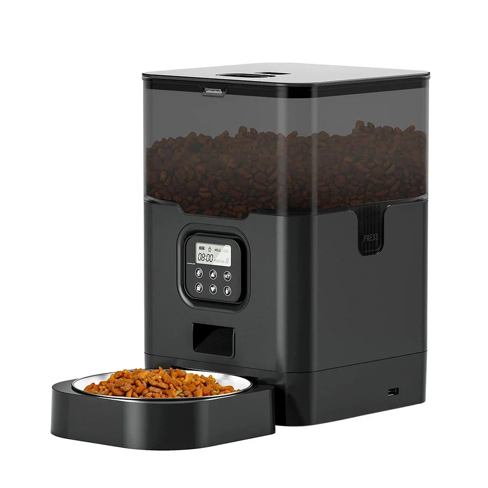 Automatic Feeder - Timed Pet Feeding for Dogs and Cats with Programmable Cat and Dog Portion Control