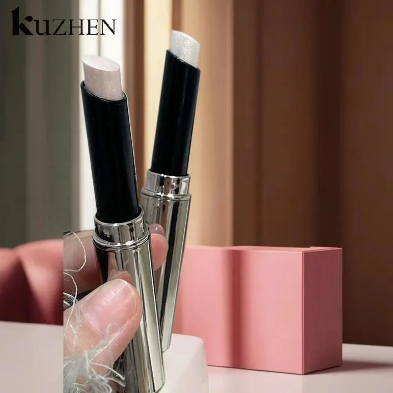 【HERORANGE 】قلم تظليل عيون لامع طبيعي لامع أبيض اللون لتظليل العيون وتظليل كونتور ومكياج الوجه #4