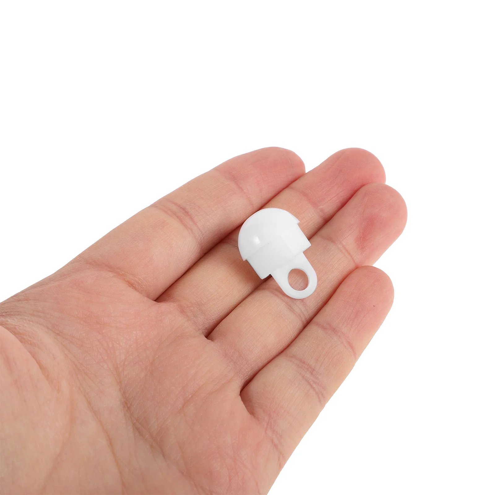 อุปกรณ์เสริมไฟสวนพลังงานแสงอาทิตย์ 100 ชิ้น ฝาครอบโคมไฟสนามแบบครึ่งวงกลม ปลั๊กเสียบโคมไฟแบบมัลติฟังก์ชั่นสำหรับติดตั้งบนพื้นดิน สำหรับไฟโซลาร์กลางแจ้ง