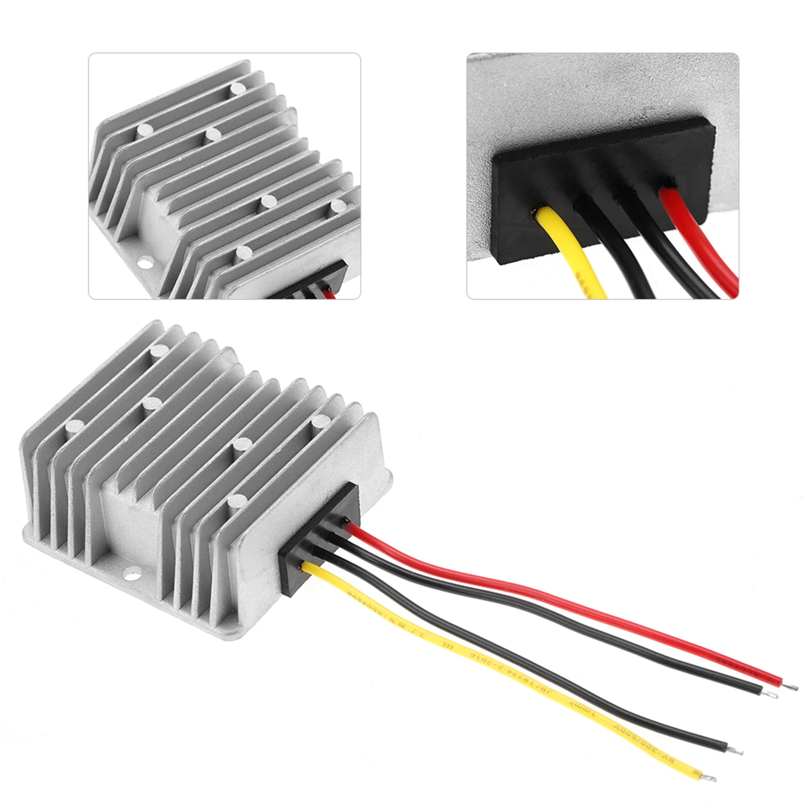 إعداد مصدر الطاقة - منظم المحول 12 فولت إلى 24 فولت مصدر طاقة عالي الكفاءة 15 أمبير 360 وات إعداد مصدر الطاقة