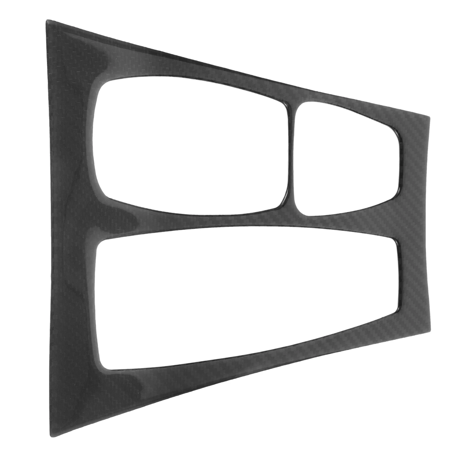 

Carbon Fiber Center Control Ac Panel Trim Cover Scratch Resistant Lightweight Car Central Panel Cover Easy