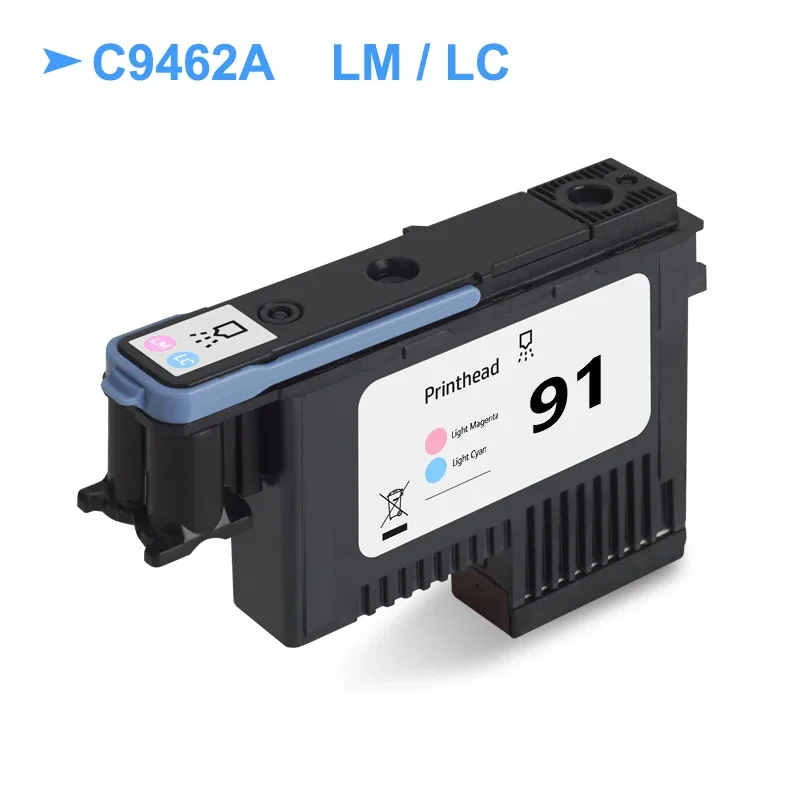 For HP 91 Printhead C9460A C9461A C9462A C9463A Print Head For HP Designjet Z6100 Z6100ps Printer (MBK/C M/Y LM/LC PBK/LGY)