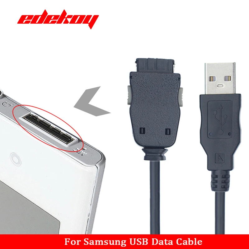 Cabo carregador de sincronização de dados usb para samsung mp3 mp4 player YP-P2 p3 s3 s5 q1 q2 r1 t9 t10 t08 k3 k5 e10 u10 b10 b20 d20