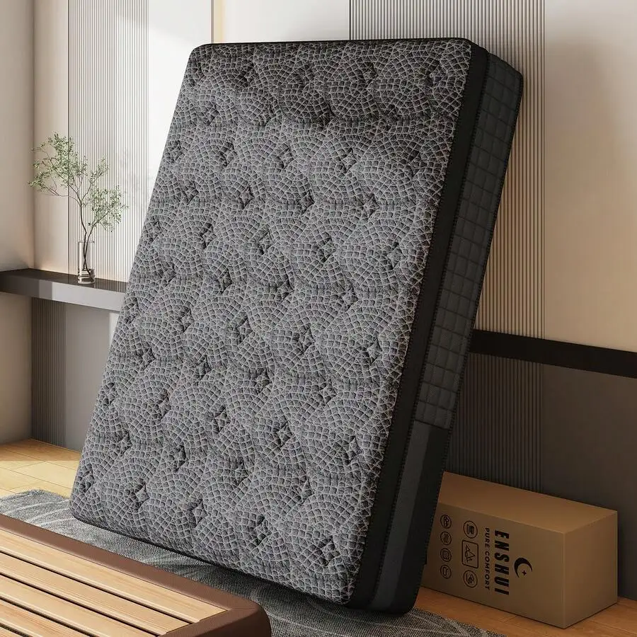 12/14 Inch Queen & King Mattress In A Box – Gel Memory Foam With Cooling Technology, Medium-Firm Feel, Motion Isolation & Edge S
