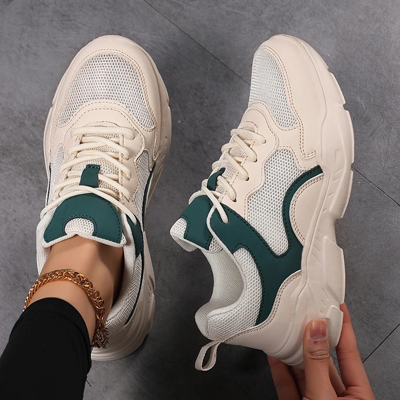 

YRZL Women Jogging Casual Sneakers Breathable Running Shoes Non Slip Walking Shoes Ladies Comfortable Sports Shoes for Women