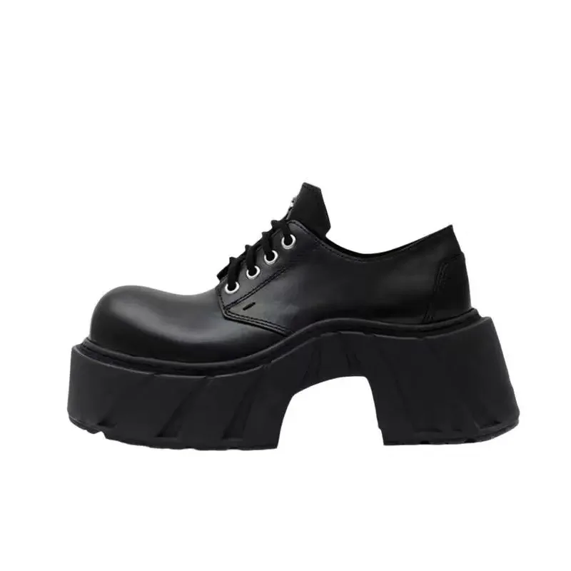 2025 جديد إمرأة أسود فاسق منصة حذاء كاجوال جودة عالية المرأة المنخفضة قطع عالية عبر جير أحذية رياضية أحذية نسائية #6