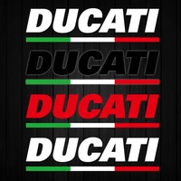For Ducati Monster 695 Panigales Diavel V4 795 797 1199 Scrambler Motorcycle Accessories Waterproof Stickers Decals Reflective