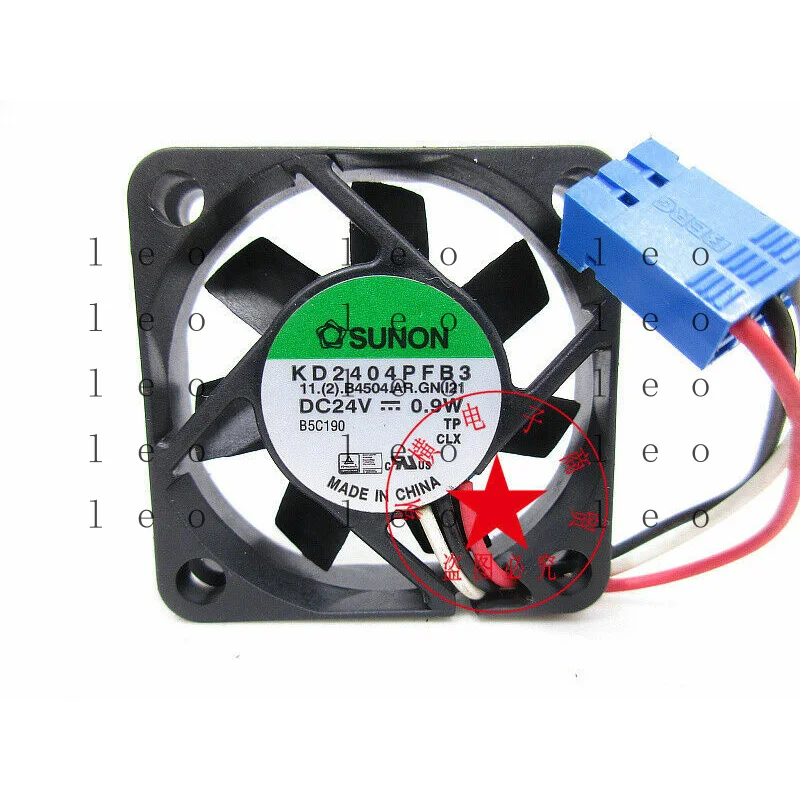 AA  for  SUNON KD2404PFB3 24V 0.9W 4CM 4010 3-wire alarm signal inverter cooling fan
