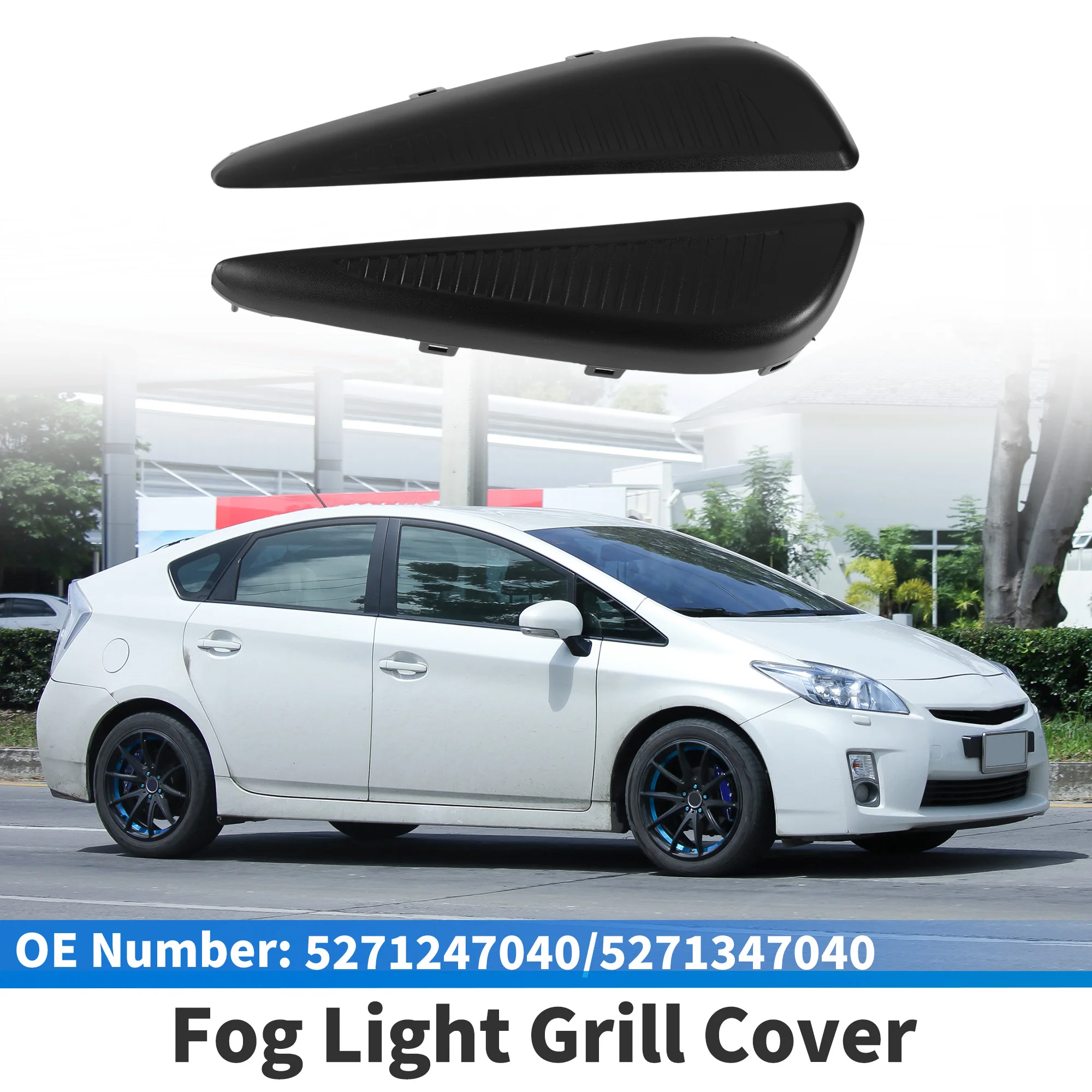 

UXCELL передняя левая передняя правая решетка противотуманной фары No 5271247040 для Toyota Prius 2019-2022