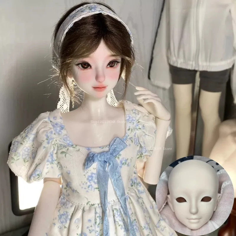 1/4 A Luo No Makeup Face Single Head Mold DIY Handmade Animation BJD 4 Points Doll Body Mold Accessories Head Shape Decoration
