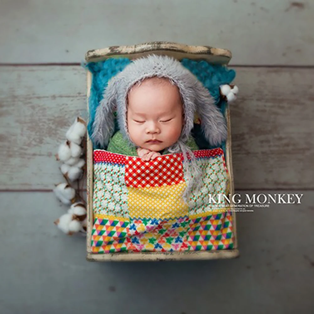 الوليد التصوير الدعائم خليط بطانية لينة مينكي الطفل التفاف لحاف استوديو اطلاق النار خلفية الرضع صور الملحقات