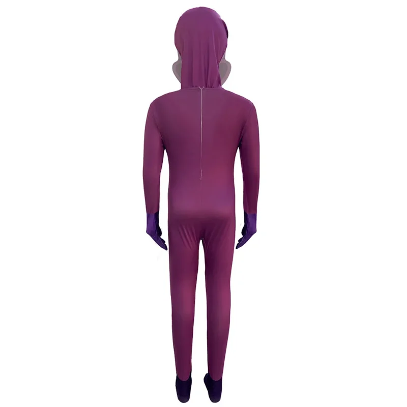 لعبة الرعب المبتسمة المخلوقات تأثيري حلي الأرجواني القط حللا صبي فتاة يبتسم المخلوقات Kawaii هالوين حفلة عيد ميلاد البدلة