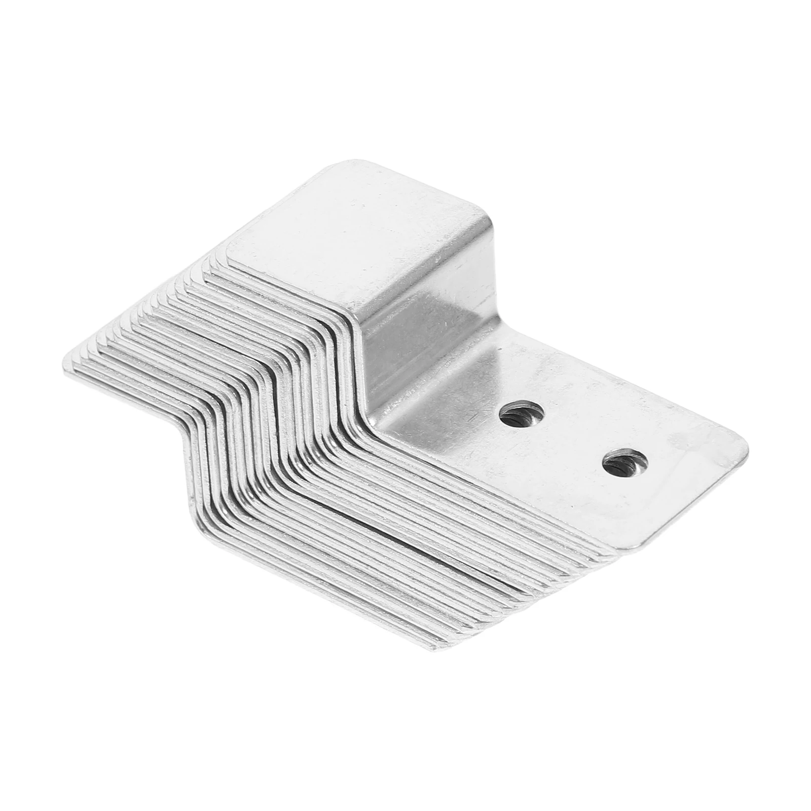 

20 Pcs Picture Frame Brackets Stainless Steel Backplane Corner Code Photo Frame Accessories Canvas Clips Heavy Duty