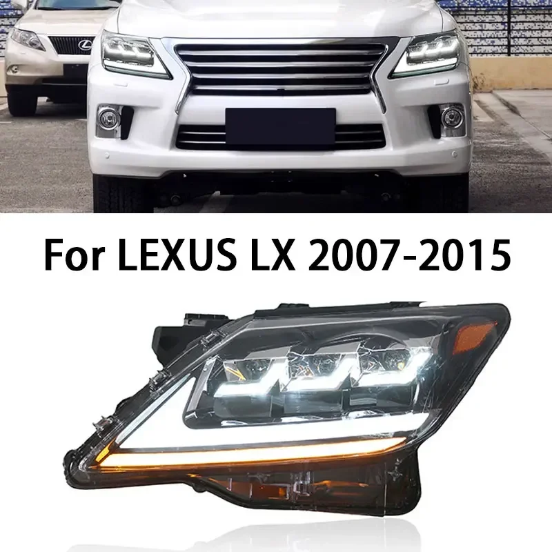 

Car Front Lights For Lexus LX570 LED Headlight 2007-2015 LX 570 Headlamp DRL Signal Projector Lens Automotive Accessories