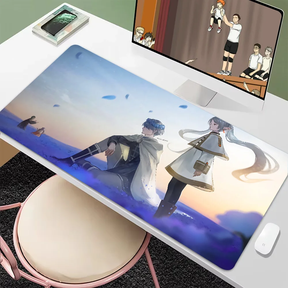 Anime Frieren Beyond Journey's End Mousepad New Arrivals Large Gaming Mousepad L XL XXL Gamer Mouse Pad Size For Keyboards Mat