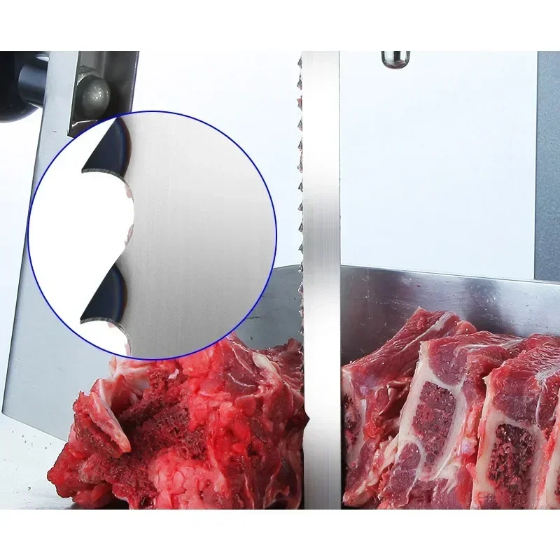 

Dekoly Band Saw Blade Processing Bandsaw Blades Cutting Meat Frozen Bone Pork Bone Pig Chicken Fish 19*0.46*2000mm 4TPI