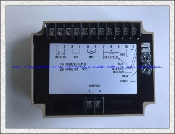 Generator Electronic Speed Control Board 3098693 Remote Governor Speed Controller