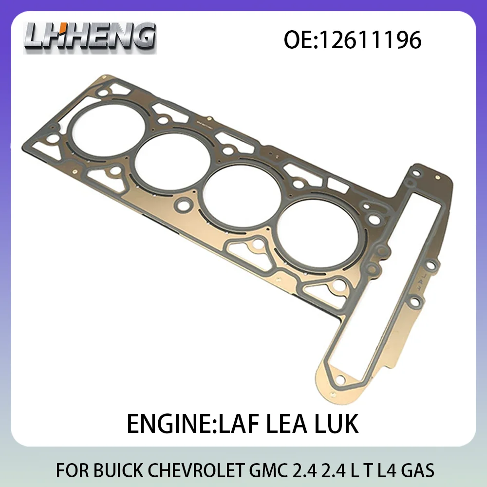 

Engine Cylinder Head Gasket For BUICK LA CROSSE CHEVROLET CAPTIVA GMC 2.4L 2.4 L T L4 GAS 09-17 LAF LEA LUK 12611196 12635642