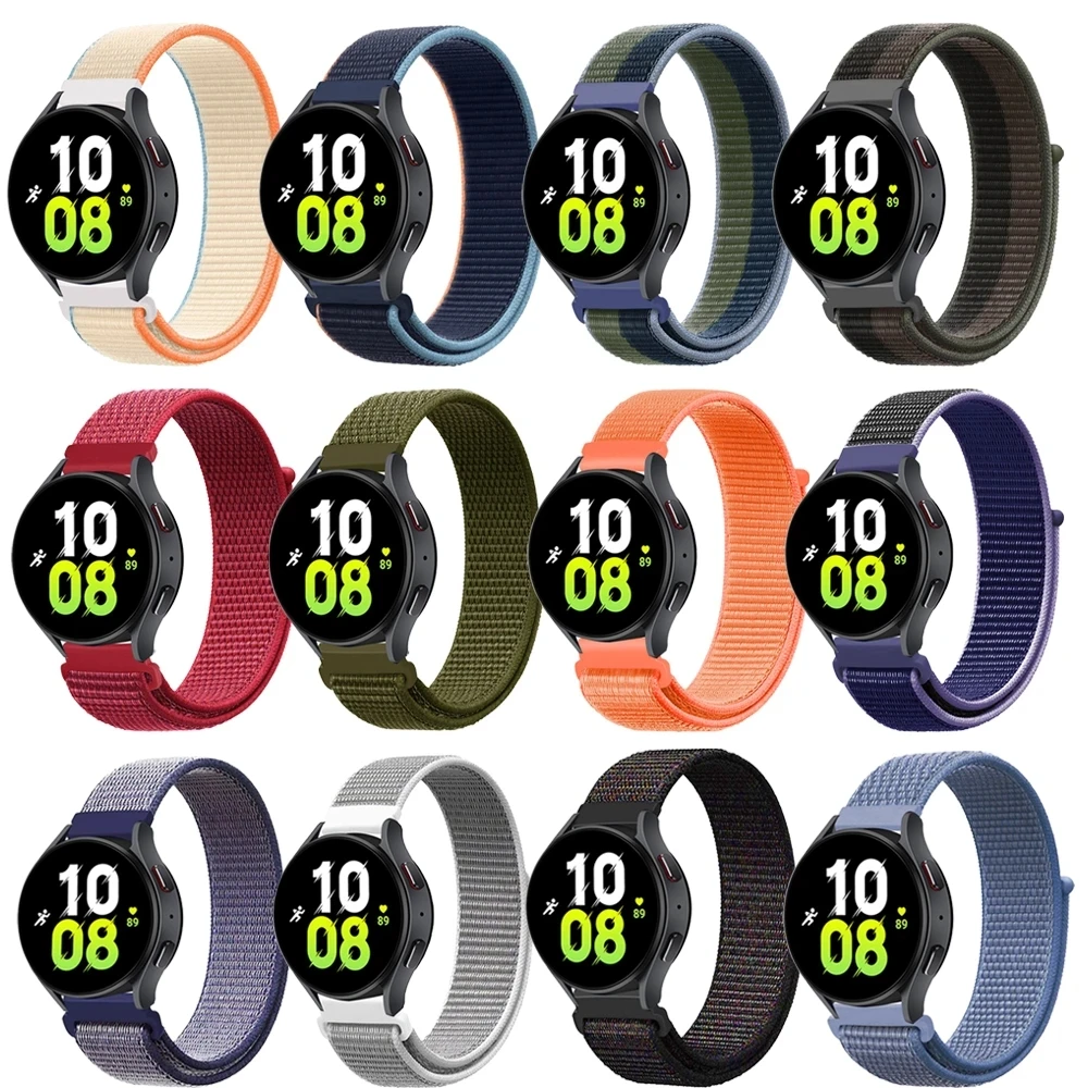 Nylon Loop Strap For Xiaomi Huami Amazfit GTR 4 GTR4 GTR3 GTR 3 Pro 2 2e 47mm Stratos 3 Band 22mm Sports Wristband Bracelet Belt