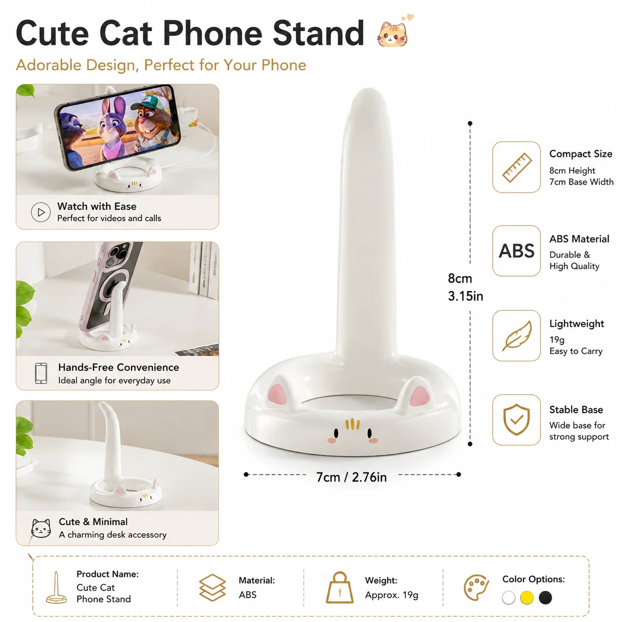 Hands-Free Phone Stand for Bed - огляд і ціна Tablet Stand Adjustable