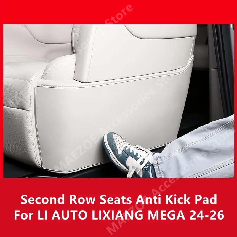 For LI AUTO LIXIANG MEGA 24-26 Second Row Seats Anti Kick Pad,Car Interior Decoration Modification Accessories Refit