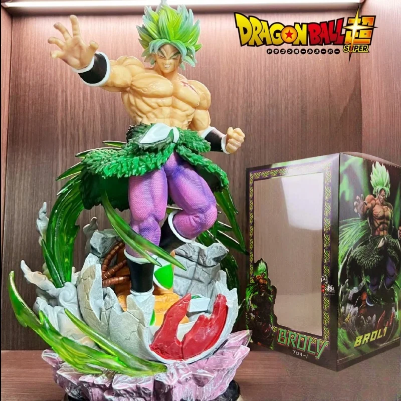 드래곤볼 피규어 Gk Broli 슈퍼 사이어인 Broly 10 번째 총알 티라노사우르스 렉스 PVC 애니메이션 액션 피규어 조각상 선물 장난감, 29cm