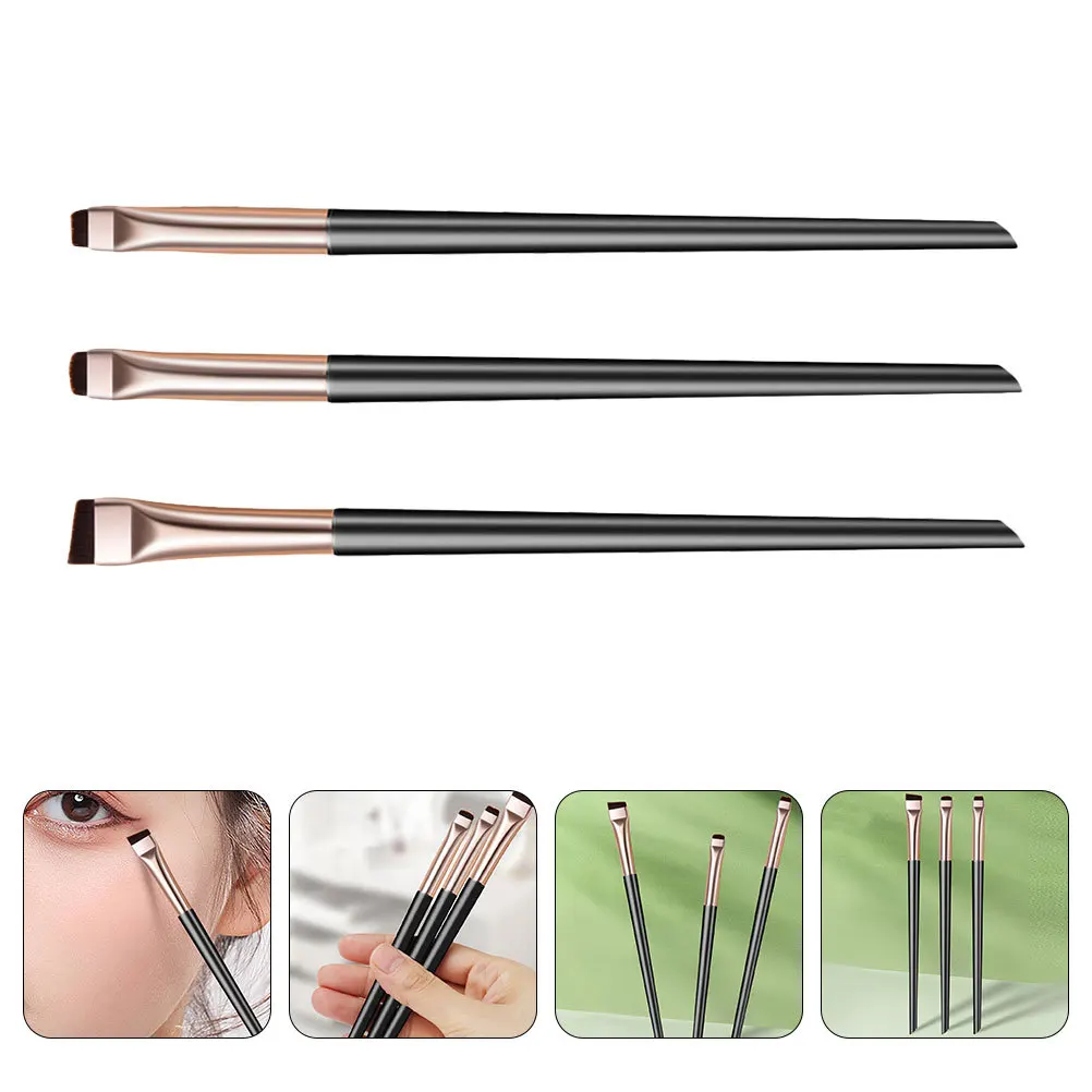 Zestaw 6 pędzli do eyelinera Profesjonalne pędzle do makijażu oczu Małe precyzyjne aplikatory Wytrzymały, wygodny uchwyt do długotrwałego użytkowania