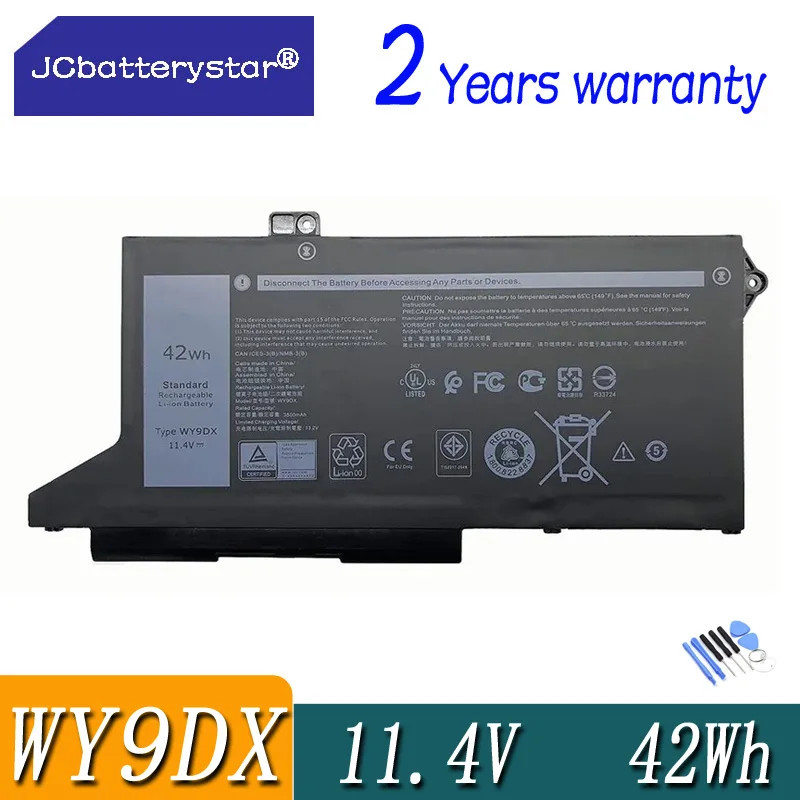 JC 15.2V 63Wh RJ40G Battery For DELL Latitude 14 5420 15 5520 3560 XPC5H CHKFM FDTCY 9D3YW 758J7 WY9DX M033W 4ICP5/57/79