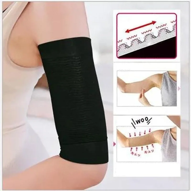 Women Arm Shaping Sleeves Ladies Elastic Slimming Shaperwear Female Solid Targets Cellulite Tone Up Arm Shaperwear Arm Belt