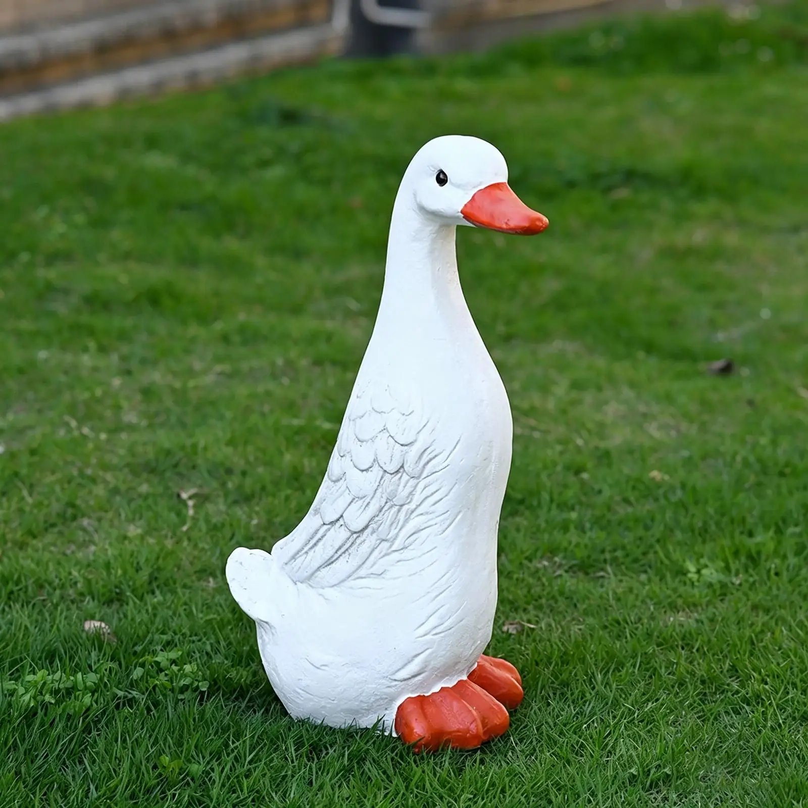 Creative Garden Duck Statue Collectible Resin Animal Ornament for Yard Patio Outdoor Decoration Figurines