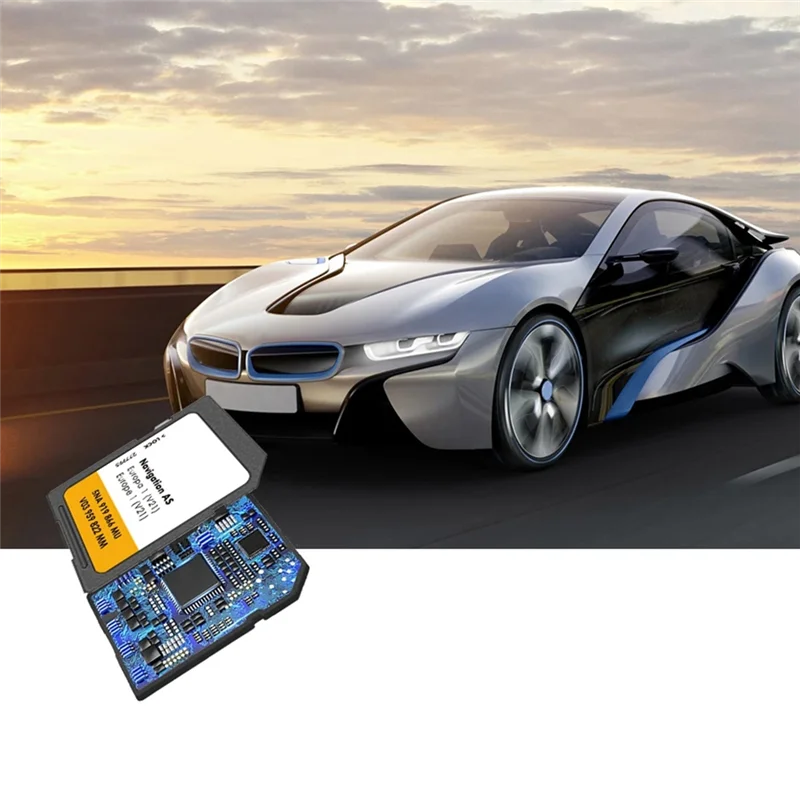 بطاقة الملاحة بطاقة SD VW Discover Media 2025 Sat Nav AS V21 خريطة المملكة المتحدة أوروبا 32GB-AB01 #2