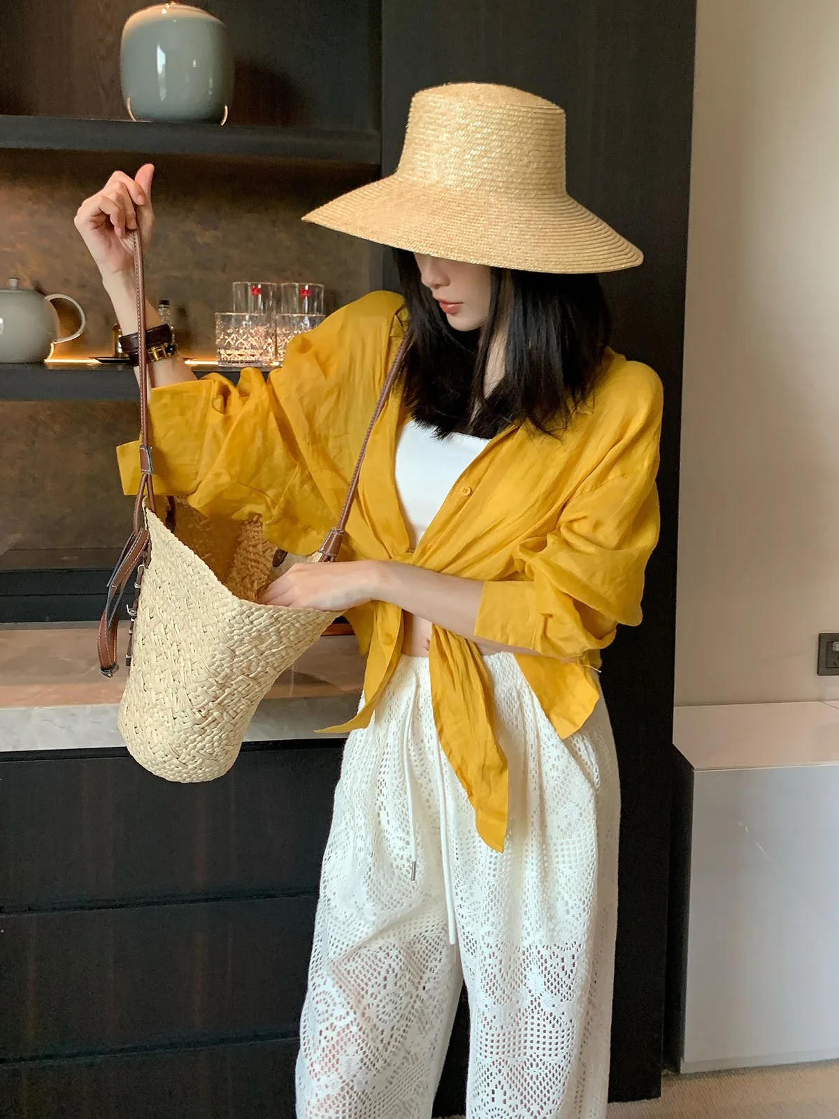 

Женская рубашка JiJinqi: ранняя осень, повседневная, свободная, тонкая, универсальная, стройнящая, модный топ в корейском стиле, для отдыха