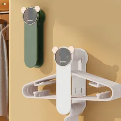 Punch Free Telescopic Wall Hanging Hanger Storage Shelf Multifunctional Balcony Hanger Hook Storage Towel Storage Washer Clip