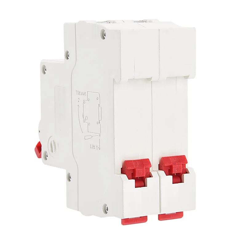 30PCSChinese Lieferanten 1p 2p 6a 16a 20a 40a 63a Dc 250v 550v Elektrische Mini Miniatur leistungsschalter Mcb Dz47