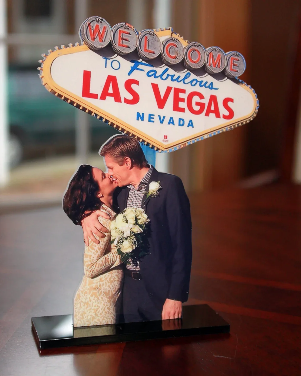 1pc Acrylic Photo Cutouts, Personalized UV Print,Custom Photo Statuette,  Custom Photo Sculptures, Wedding Gift, Custom Portrait