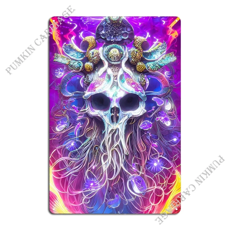 Fantazia Abstracto 1 Metal Sign Poster Printing Sign Wall Plaque Decoration Design Tin Sign Poster