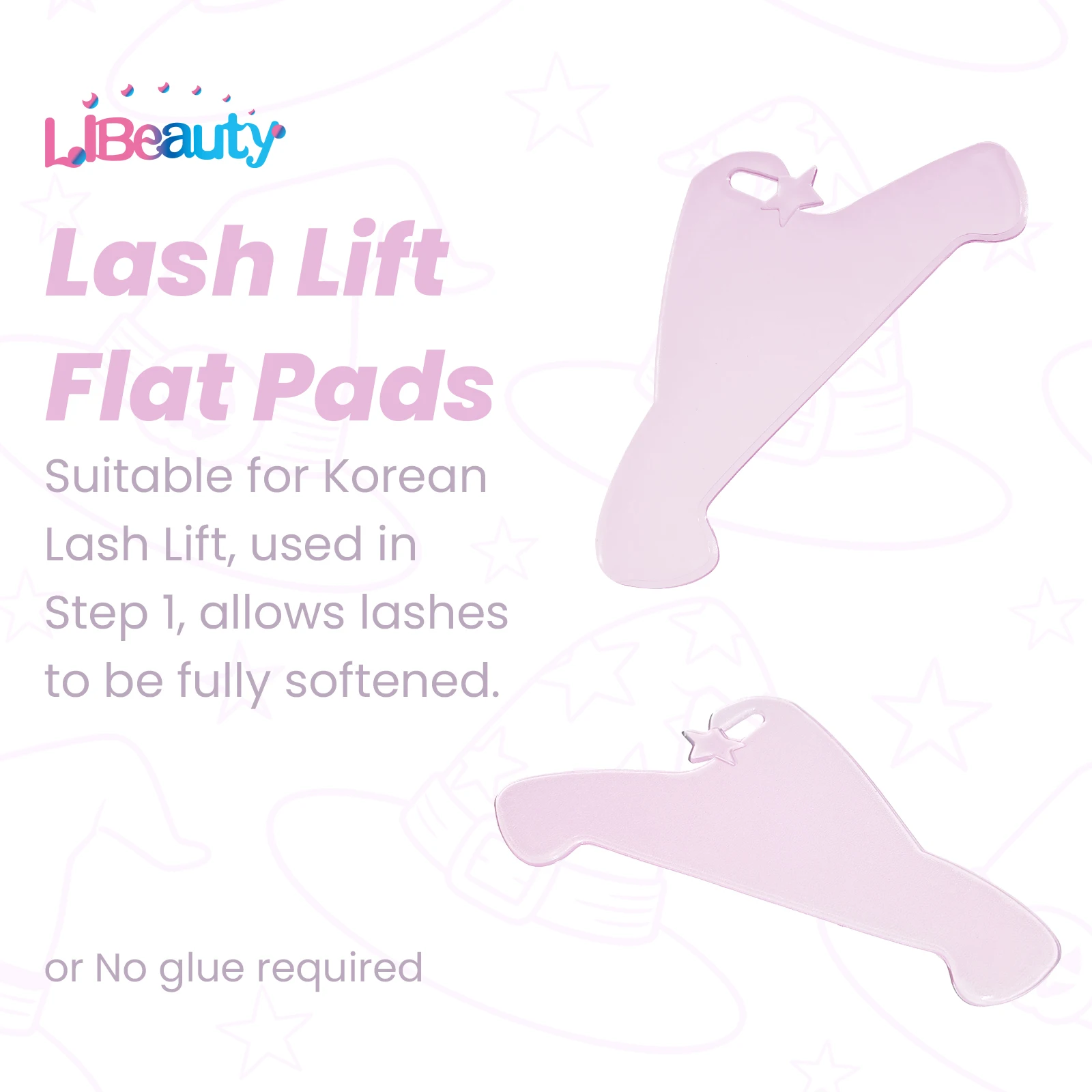 Libeauty, nuevo, reutilizable, 1 par, sombrero de Navidad, almohadilla para los ojos, levantamiento de pestañas, extensión de pestañas, súper pegajoso debajo del parche de Gel para los ojos, herramienta de maquillaje