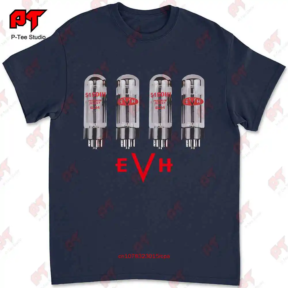 Evh Eddie Van Halen Amp Tube Logo T Shirt Black L Large HN08