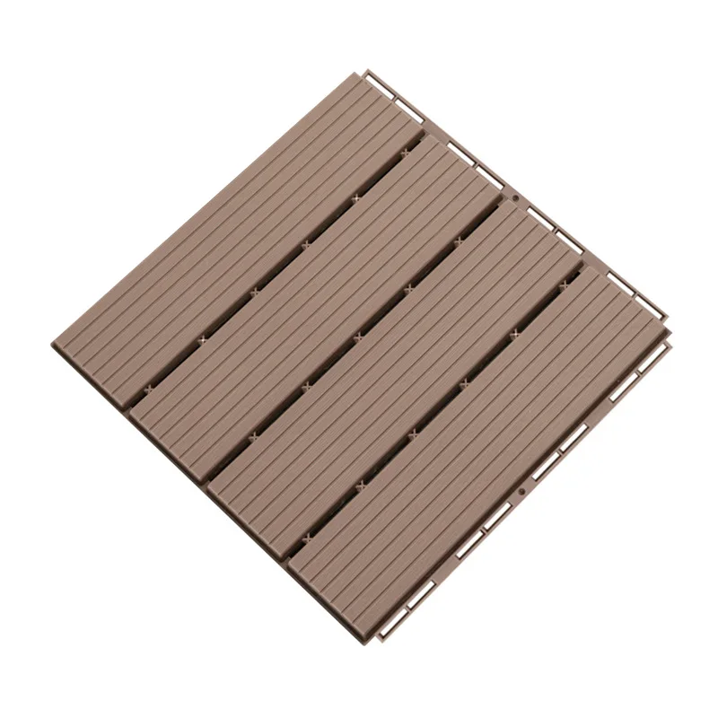 Antiseptic Garden Floor, Courtyard Landscape Flooring, DIY Fake Wood, Camping Carpet, 1.6cm Thickness, 11x1x30x30cm