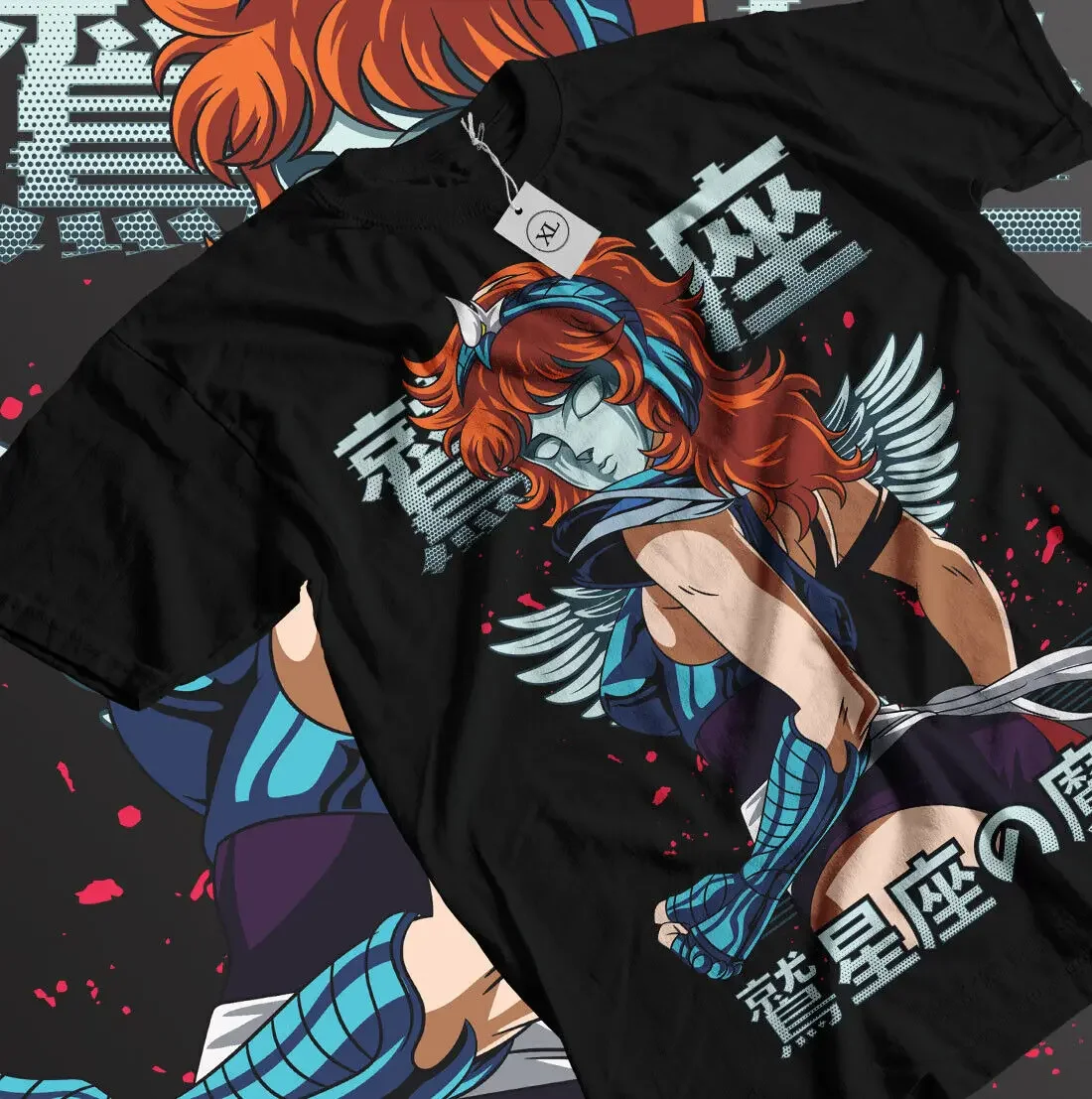 

Kurogane Ikki T-shirt Saint Seiy knights of the zodiac manga shun shiryu Shirt