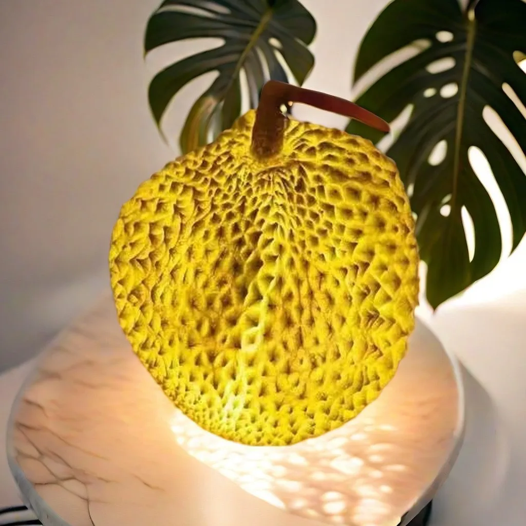Luces decorativas para paisajes al aire libre, luces luminosas durian simuladas, luces ambientales, luces impermeables para dar forma a las frutas