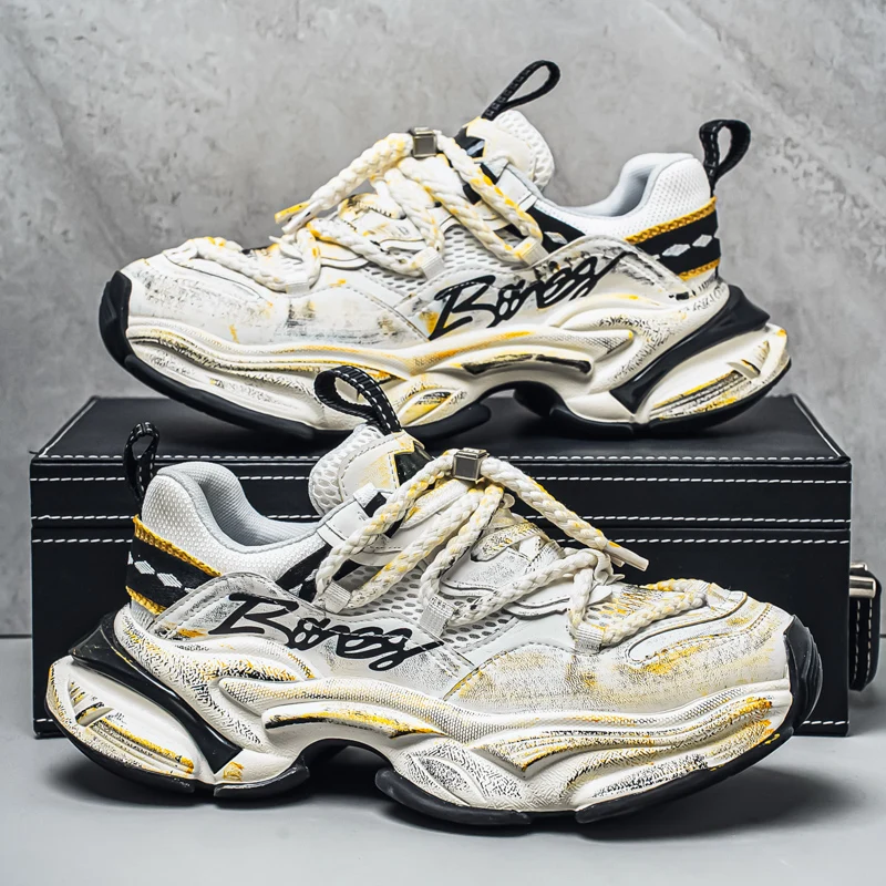 

Новая осенняя спортивная и повседневная обувь на резиновой подошве, противоскользящая, прочная, дышащая и модная спортивная обувь