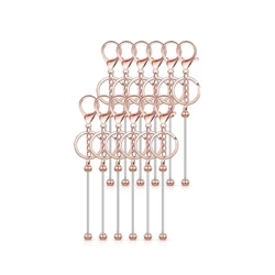 24 stuks legering kralen sleutelhanger blanks sieraden maken ambacht voor mannen vrouwen NM