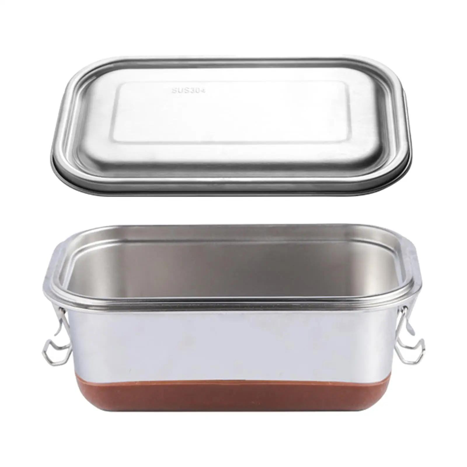 1200ml Stainless Steel Bento Easy to Carry Practical High Tightness with Valve Handle Leak and Eco Friendly