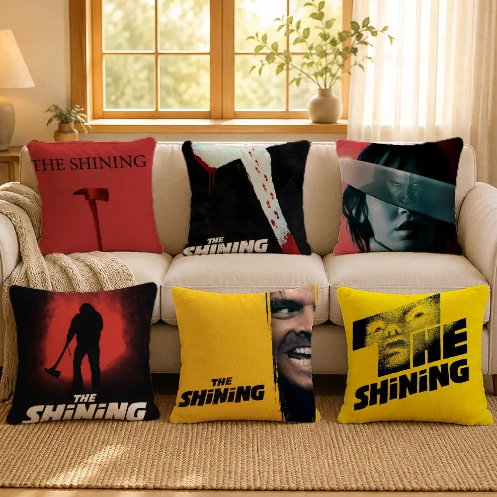 Horror Shining Overlook Hotel Cushion Cover Personalized Short Plush Soft Bedroom Sofa Home Decor Gift