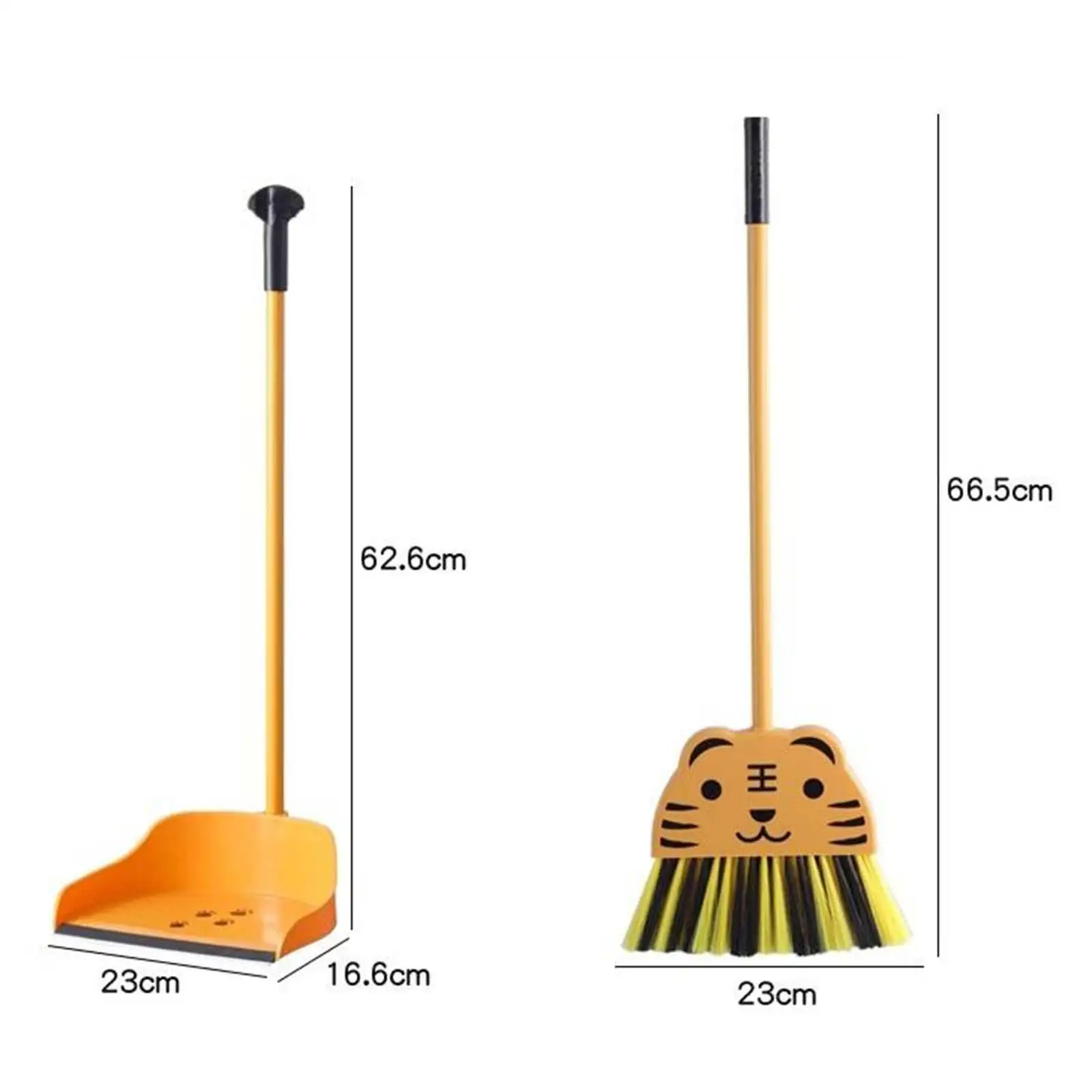 Kids Mini Broom and Dustpan Set - Household Cleaning Tools for Children